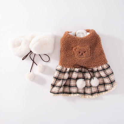 Fashion New Puppy Cute Bear Dress