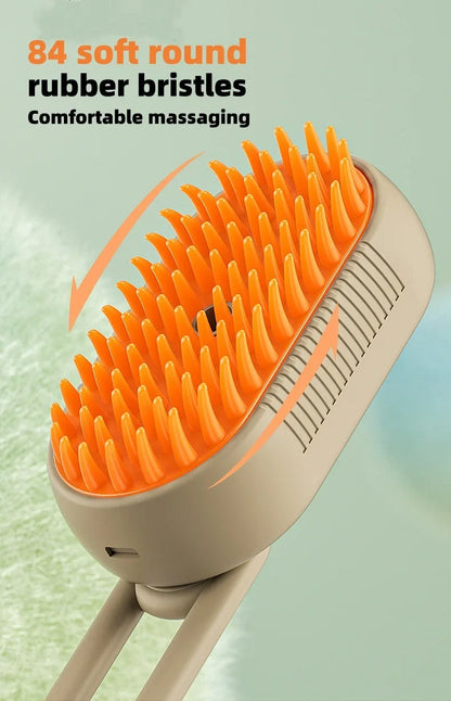 Pet Steam Brush Steam Cats Comb Electric Sprayer for Massage Wool Cat Brush Vaporizer Hair Removal Grooming Pets Accessories