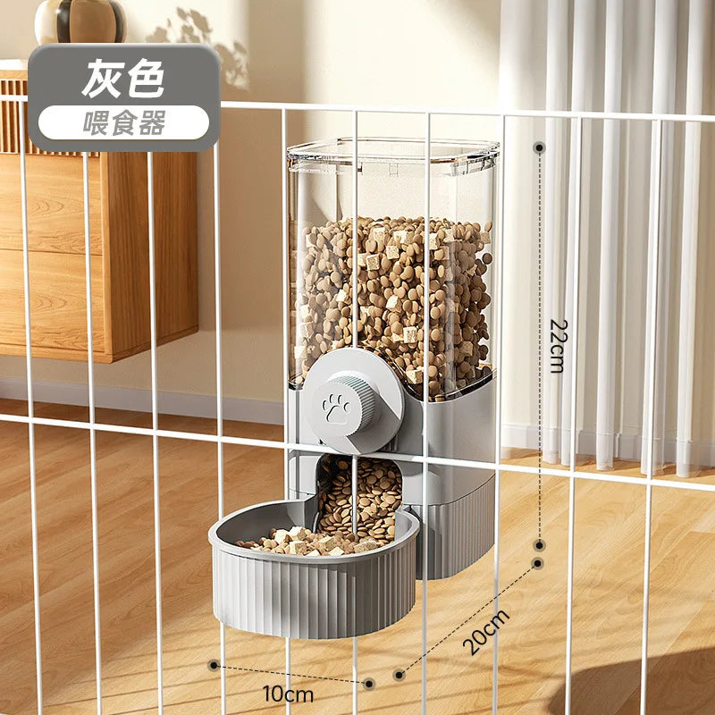 Automatic Cat Feeder Detachable Smart Cat Food Kibble Dispenser Water Dispenser Auto Cat Dog Feeder Large Capacity Pet Feeder