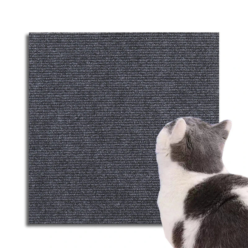 Trimmable Self-Adhesive Cat Scratch Mat – Protect Your Furniture and Walls from Scratching with This Easy-to-Use Solution