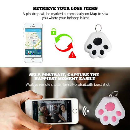 Dog Claw Mini Gps Tracker for Dogs Cat Children Elderly Anti-Lost Device Locator Tracer Pets Collar Key Tracking