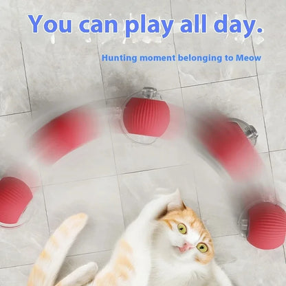 Cat toy ball self hi ball teasing cat rolling ball hair pet relieve boredom plush teasing cat ball cat toys pet