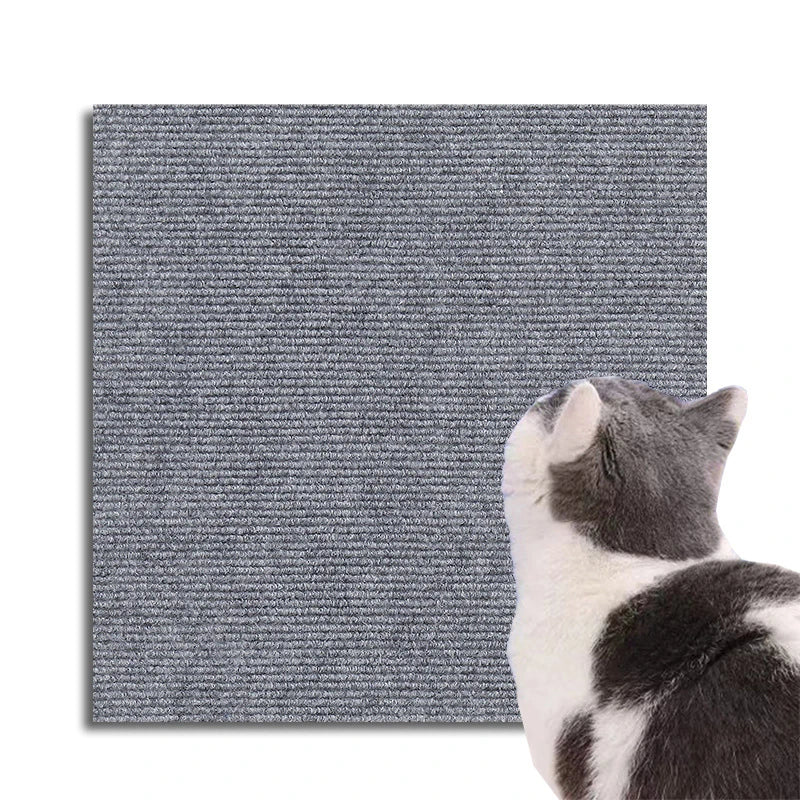 Trimmable Self-Adhesive Cat Scratch Mat – Protect Your Furniture and Walls from Scratching with This Easy-to-Use Solution