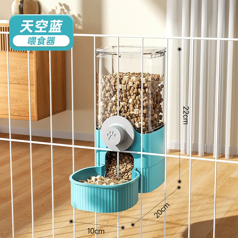 Automatic Cat Feeder Detachable Smart Cat Food Kibble Dispenser Water Dispenser Auto Cat Dog Feeder Large Capacity Pet Feeder