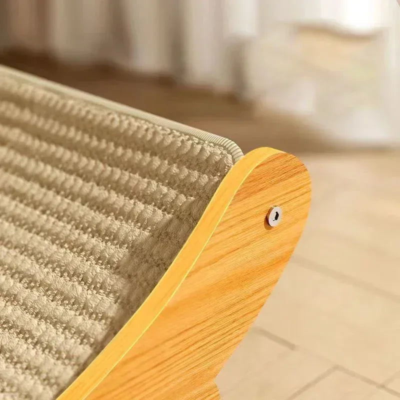 Wooden Cat Scratching Pads Cats Scratcher No Flaking Sisal Wear-resistant Sustainable Cats Cardboard Cat Toys Cats Accessories