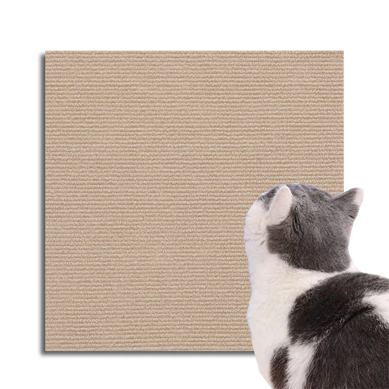 Trimmable Self-Adhesive Cat Scratch Mat – Protect Your Furniture and Walls from Scratching with This Easy-to-Use Solution